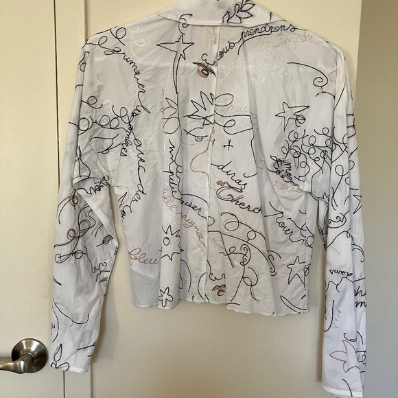BABATON cotton embroidered blouse - Picture 2 of 10